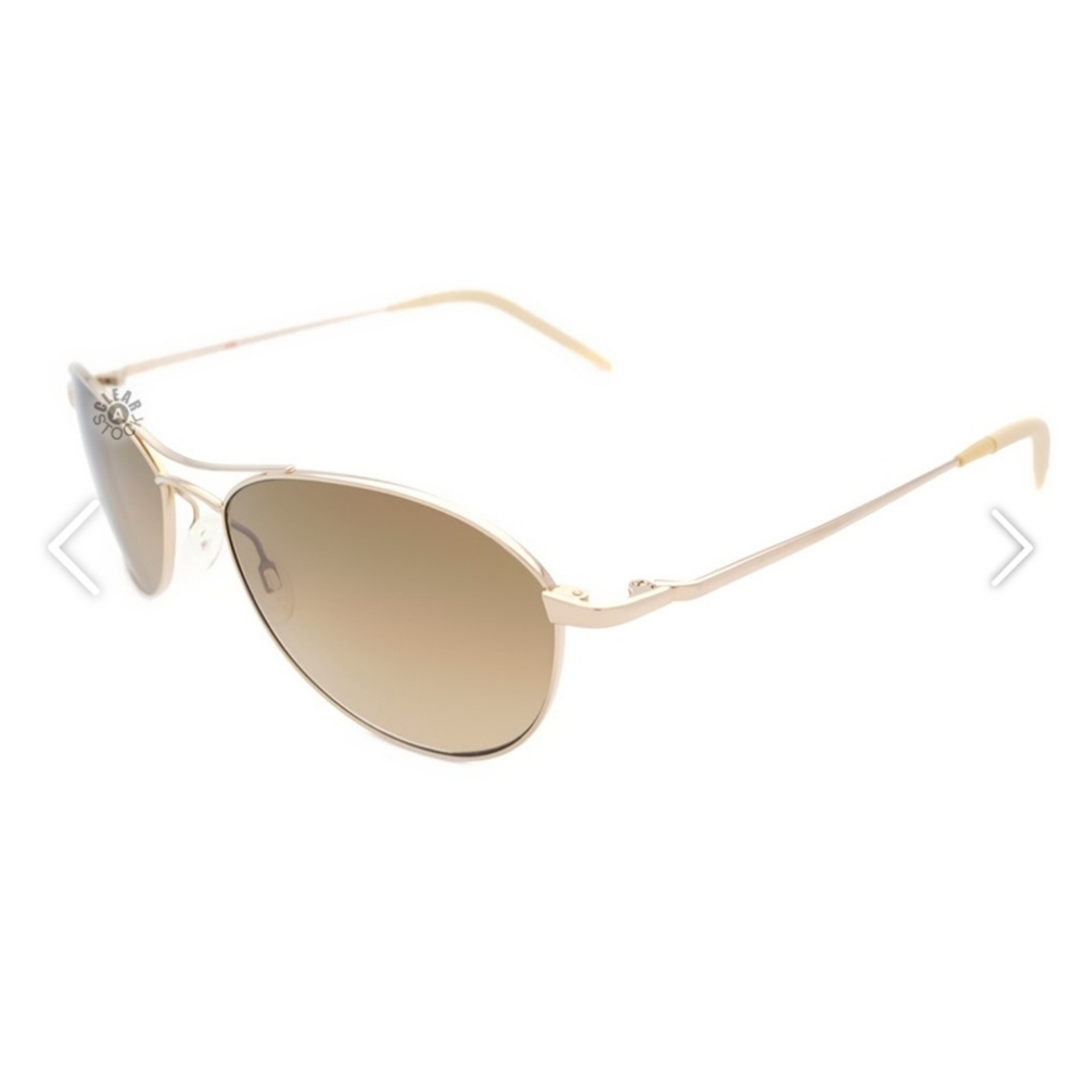 AUTHENTIC Oliver Peoples Aero OV1005-S 0209 Pilot Sunglasses 54mm Gold-Tone